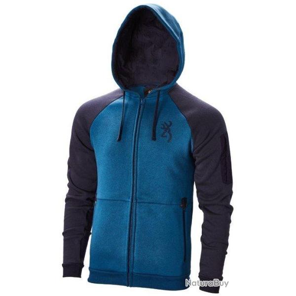 Sweat zipp� Snapshot two tones bleu BROWNING