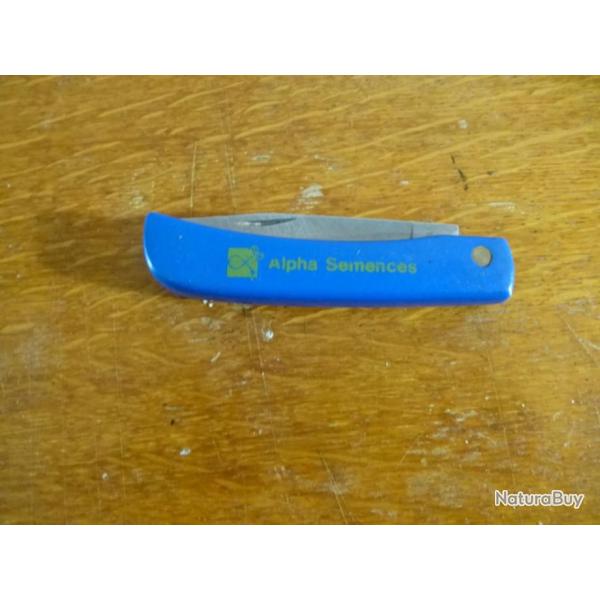 AO COUTEAU PUBLICITAIRE ALPHA SEMENCES ROSTFREI