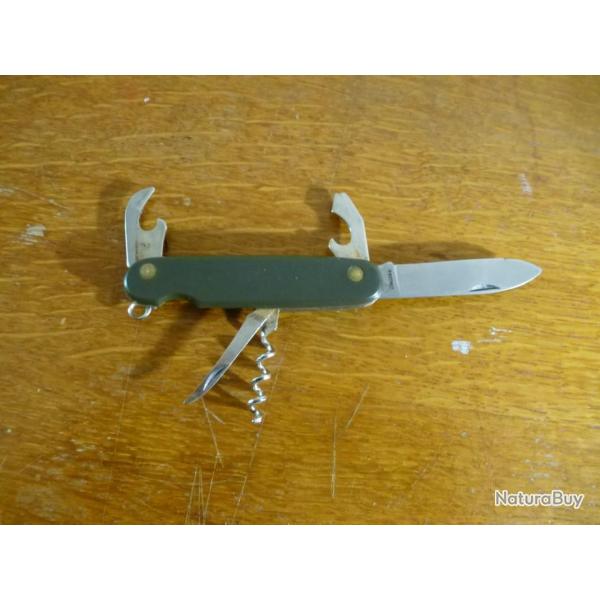 COUTEAU  MULTIFONCTIONS VERT ROSTFREI