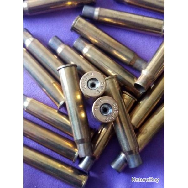 Douilles de 8x57jrs. Lot de 25. RWS. �tuis desamorc�s. Pour rechargement.