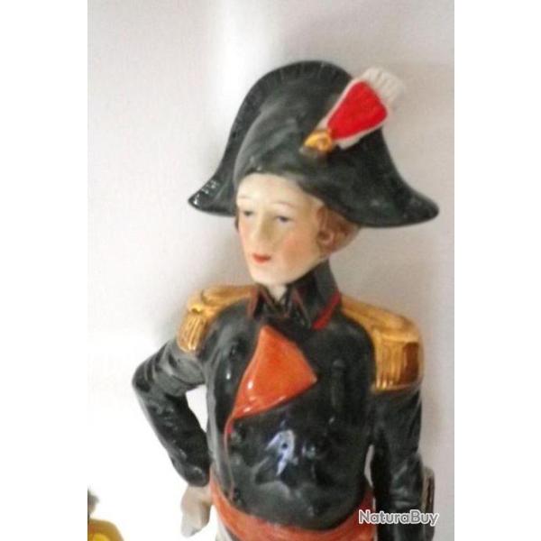 23 cm Figurine en porcelaine Soldat historique - Mar�chal de l'Empire