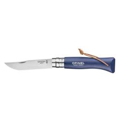 Couteau pliant Opinel Baroudeur N&deg;08 Inox Bleu Fonc&eacute;