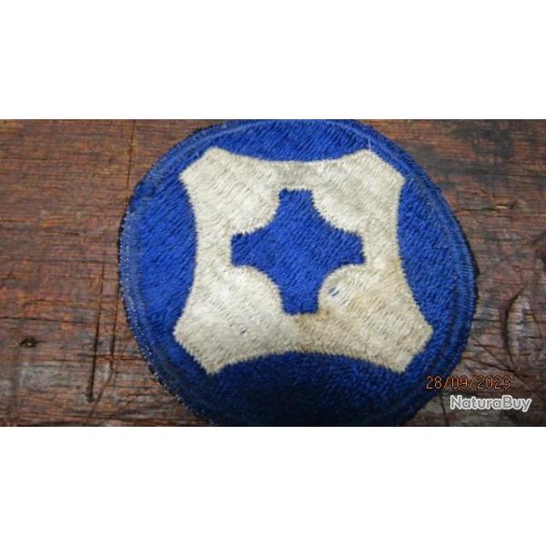 patch US Patch 4th Service Command ww2 deuxi�me guerre am�ricain GI d�barquement