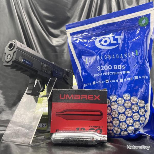 Pack pr�t a tirer - PISTOLET 6MM CZ 75 P07 DUTY CO2 BLOWBACK