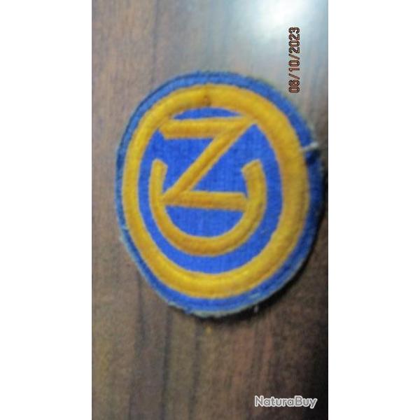patch 102th infantry division ozark ww2 US insigne  deuxi�me guerre am�ricain grade  GI d�barquement