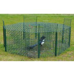 Pi&egrave;ge &agrave; pies 5 compartiments maille carr&eacute;e &Oslash; 100cm x30cm