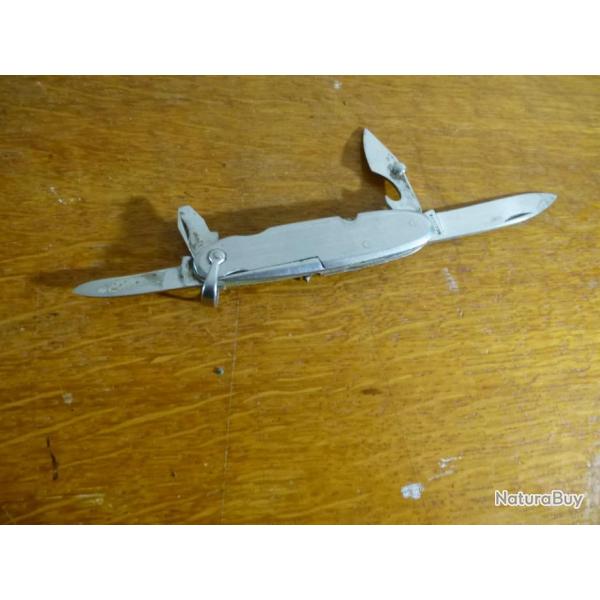 AO COUTEAU MULTIFONCTIONS INOX BARGEON TIRE BOUCHON CASSER