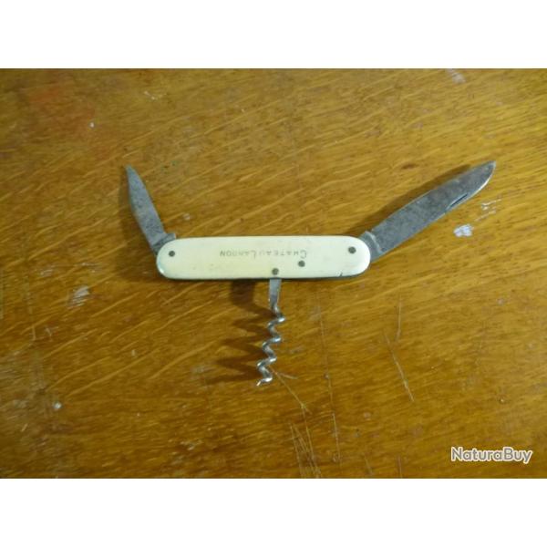 AO COUTEAU PUBLICITAIRE MULTIFONCTION  DE CHAMPAGNE CHATEAU DE LANDON EPERNAY