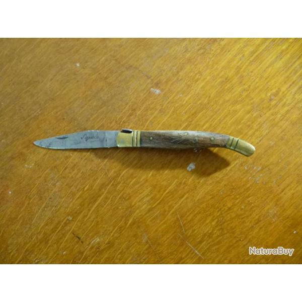 AO COUTEAU LAGUIOLE AVEC DESSIN SUR LE MANCHE