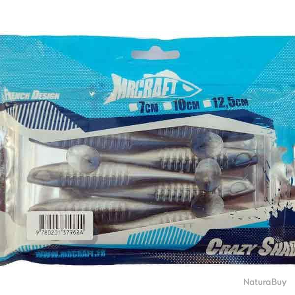 Leurre Souple Mr Craft Crazy Shad 10cm Problue - Par 7