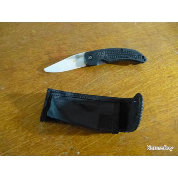 AO COUTEAU SANS MARQUE LAME BOUT CASSER AVEC ETUI