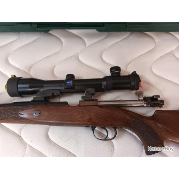 Carabine a verrou Mauser avec lunette Zeiss 9,3 x 62