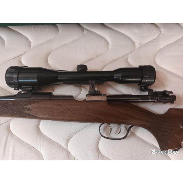 Carabine a verrou Mauser cal 243 avec lunette Swarovski
