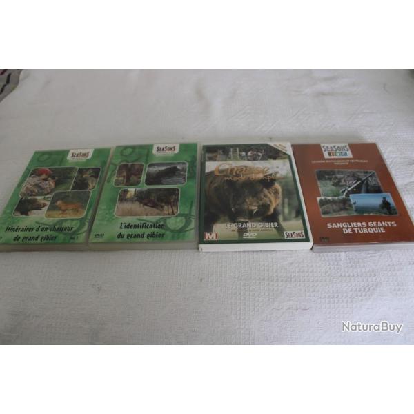 Lot 4 DVD grand gibier