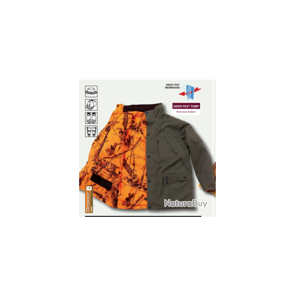 Veste  RAM  Reversible DEERHUNTER  Taille 58