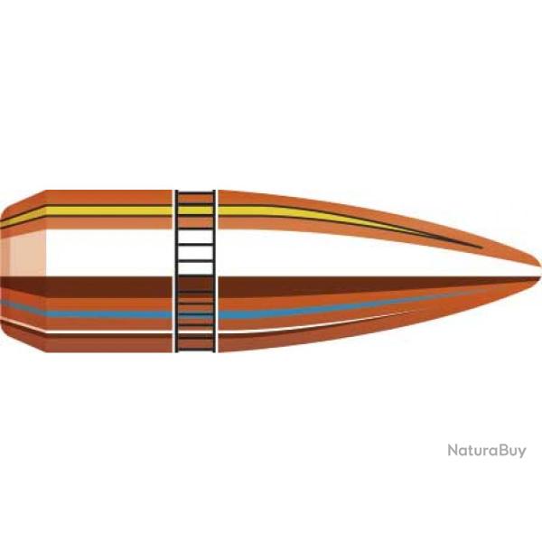 Ogives HORNADY FMJBT - Cal:22 (.224") - 55grs - SACHET de 100 unit�s