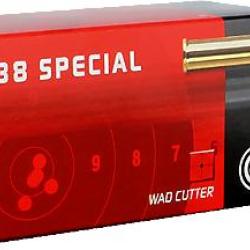 Cartouches GECO Calibre 38 SPECIAL WADCUTTER 146grs - Boite de 50 unit&eacute;s