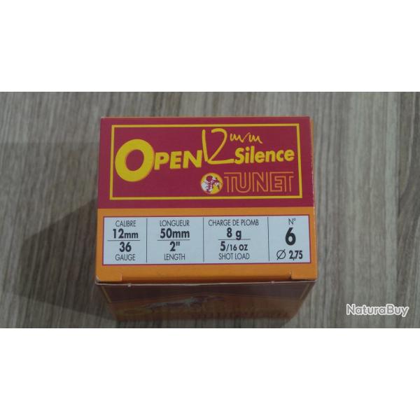 Cartouches TUNET Open Cal. 12mm Silence - n�6