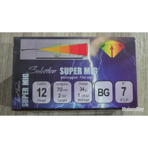 Cartouches TUNET SUPER MIG 7 - Cal. 12/70
