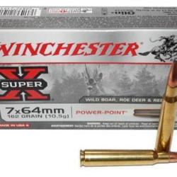 Cartouches WINCHESTER 7x64 POWER POINT 162grs - Boite de 20 unit&eacute;s