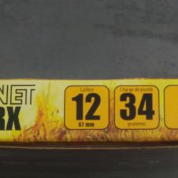 Cartouche TUNET ARX Cal. 12/67 34grs n&deg;8
