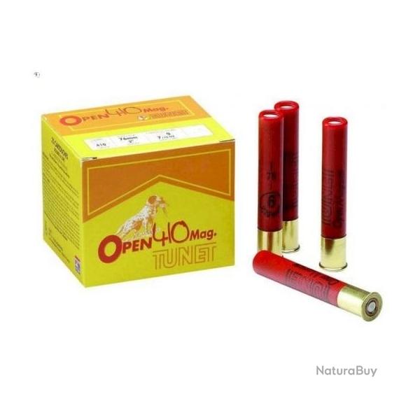 Cartouches TUNET Open 410 Mag 12mm - n�7 1/2 x25