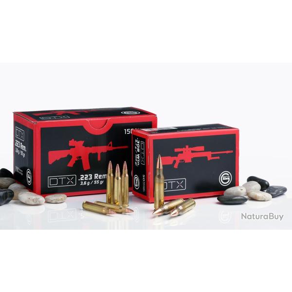 Cartouches GECO DTX 223 REM 55GRS FMJ - PAR 150