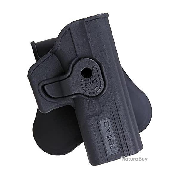 HOLSTER CYTAC GLOCK DROITIER POUR GLOCK 19,23,32 (Gen 1,2,3,4,5 + 19x)