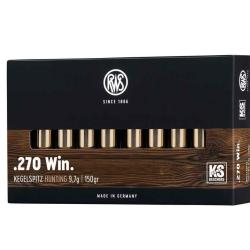 Cartouches RWS 270 Win KEGELSPITZ HUNTING 9.7g / 150gr