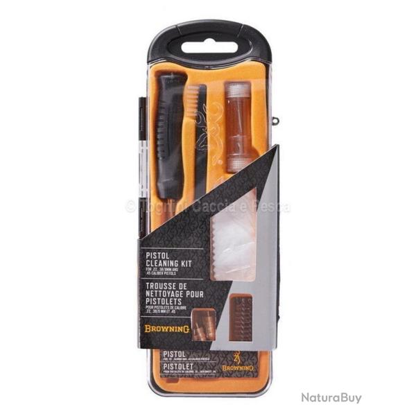 Kit / Trousse de Nettoyage Browning pour Pistolets .22 - 38 - 9mm - 45 / PISTOL CLEANING KIT