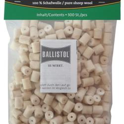Tampon de nettoyage BALLISTOL Feutre Classique Cal. 38 - 300 Pcs