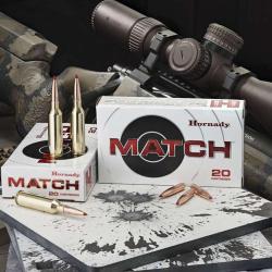 Cartouches HORNADY ELD MATCH - Cal: 6,5 CREEDMOOR - 140GRS - BOITE DE 20 UNIT&Eacute;S