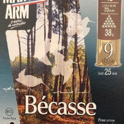 Cartouches MARY ARM BECASSE 38 Cal 12 70 38gr BG Feutre Rose X10