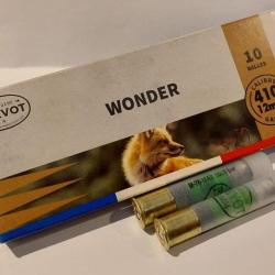 Cartouches a BALLE WONDER 410 (12mmX76) 7g - Boite de 10