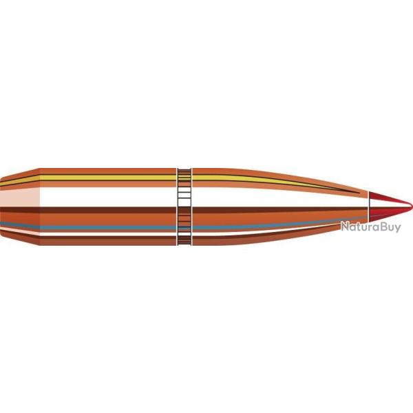 BOITE DE 100 OGIVES HORNADY 6.5MM .264 140GR SST 26302