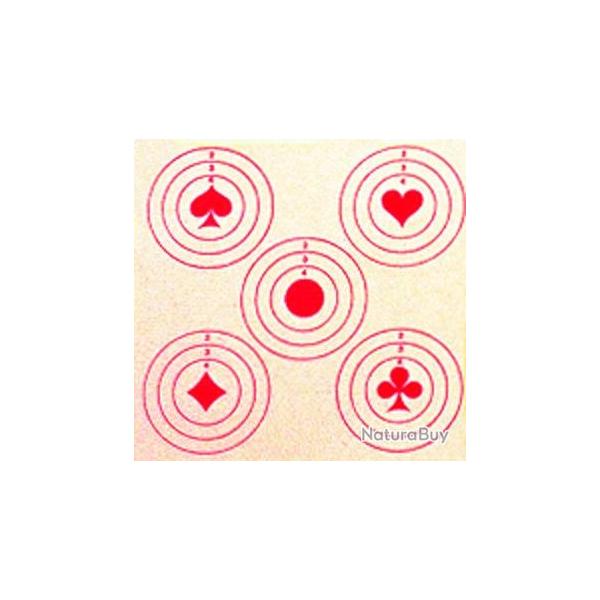 CIBLES 14x14 - 4 AS X100