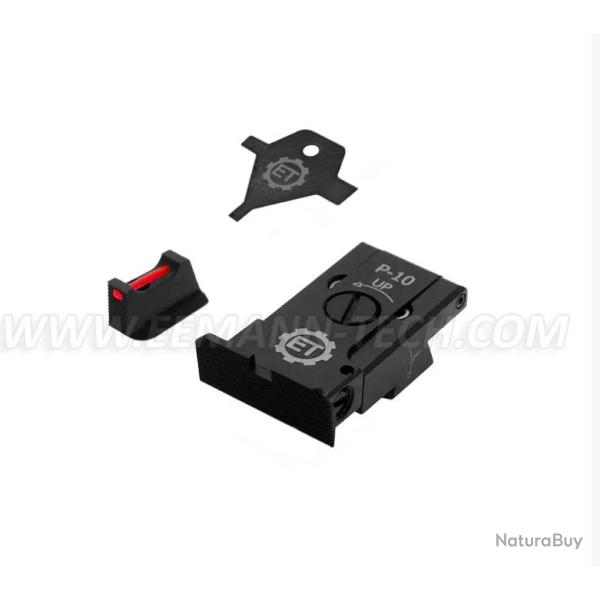 EEMANN TECH VISEURS REGLABLES SET POUR CZ P-10 ET-130070