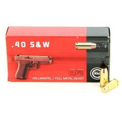 Cartouches Geco calibre .40 S&W 180 grs FMJ - Boite de 50 unit&eacute;s