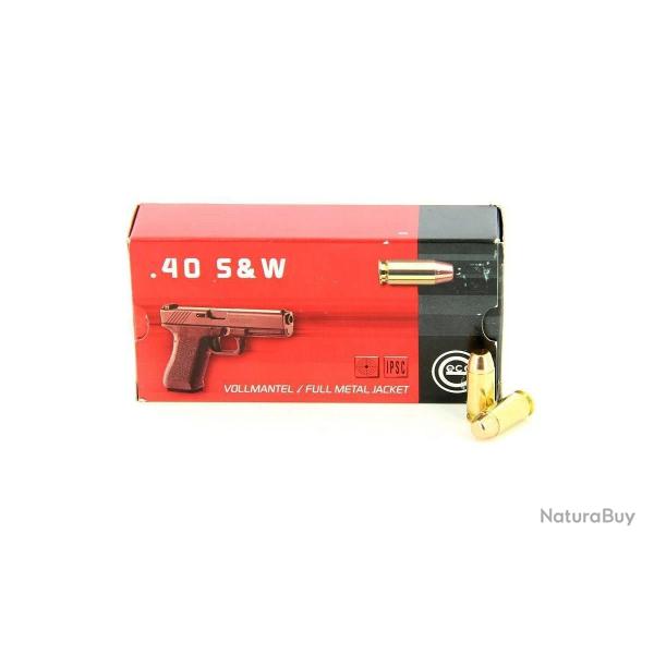 Cartouches Geco calibre .40 S&W 180 grs FMJ - Boite de 50 unit�s