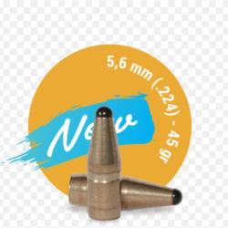 Ogives Sans Plomb Monolithiques FOX CLASSIC HUNTER cal.5,6mm (.224) 45gr - Boite de 50 unit&eacute;s