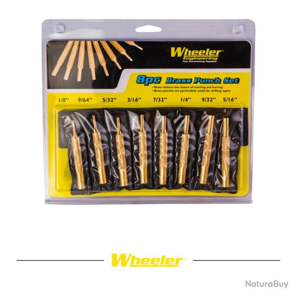 Wheeler Engineering Ensemble de poin�ons en laiton