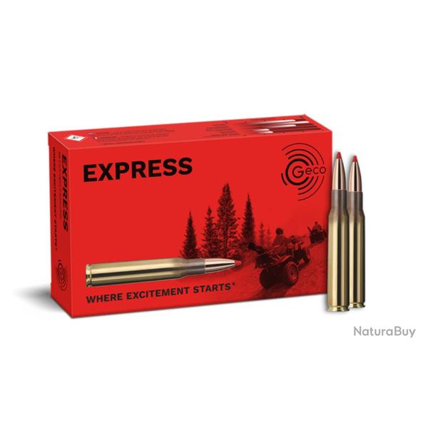 Cartouches GECO Calibre 30-06 EXPRESSS 165grs (10,7gr) - Boite de 20 unit�s