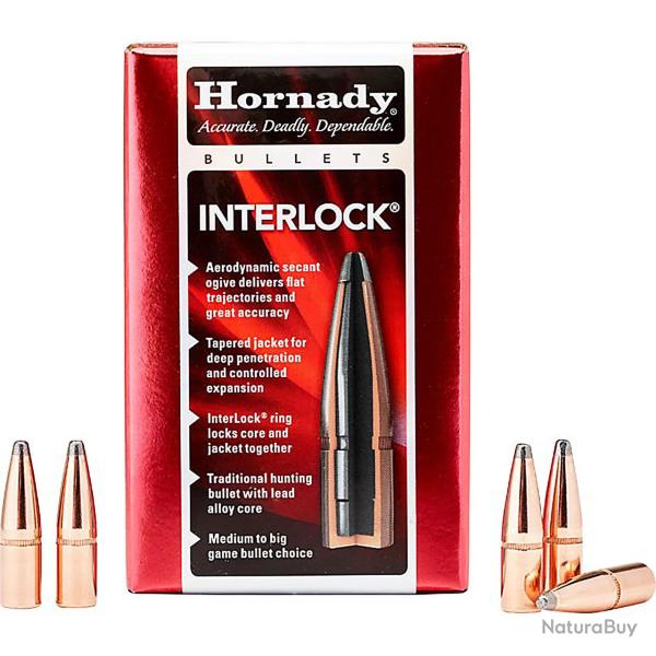 OGIVES HORNADY Cal.303 .312 150GRS RN INTERLOCK - 3120 - BOITE DE 100 UNIT�S