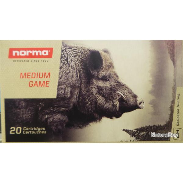 Cartouches NORMA 7X64 VULKAN - MEDIUM GAME - 170grs (11gr) - Boite de 20 unit�s