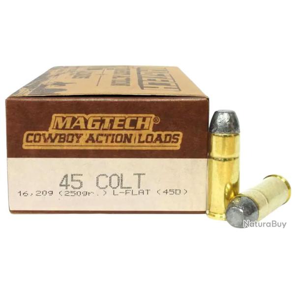 Cartouches MAGTECH COWBOY ACTION - Calibre: 45 COLT - 250gr - LFN - Boite de 50 units