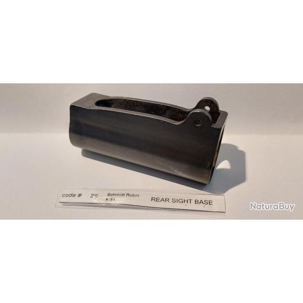 SCHMIDT RUBIN K31 EMBASE DE HAUSSE (REAR SIGHT LADDER COMPLETE)