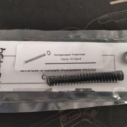 Ressort + bague d'adaptation pour utilisation d'un compensateur / Glock 19 Gen 4