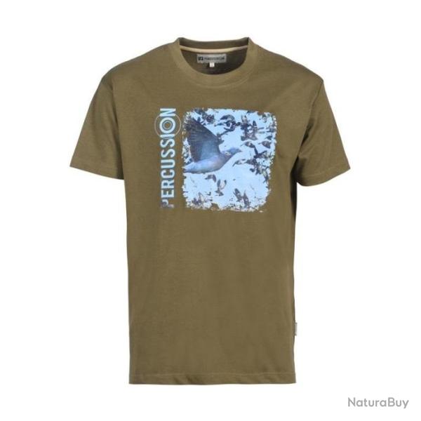 Tee Shirt Percussion S�rigraphi� Palombe - TAILLE M