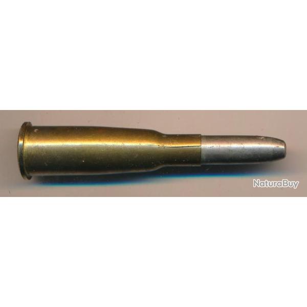 (11032)UNE RARE  CARTOUCHE 8mm LEBEL Mle 1886 M version civile par SFM collet fendu x