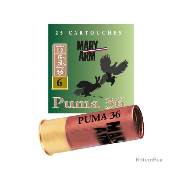 Cartouche PUMA 36 cal 12 Mary Arm Plomb